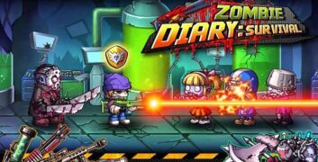 Zombie Diary 1.3.3 MOD VIP, Rất Nhiều Tiền, Kim Cương APK image