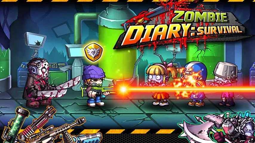 Zombie Diary 1.3.3 MOD VIP, Rất Nhiều Tiền, Kim Cương APK