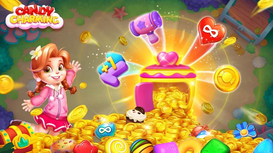 Candy Charming 26.7.3051 MOD VIP, Rất Nhiều Năng Lượng APK