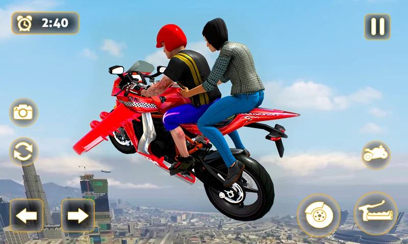 Flying Motorbike Taxi Driving MOD