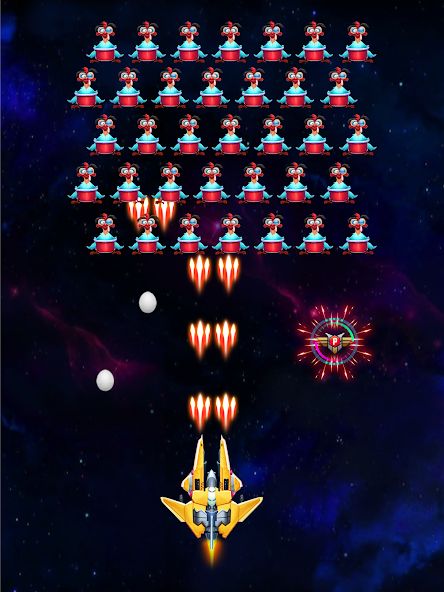 Galaxy Attack- Chicken Shooter MOD APK