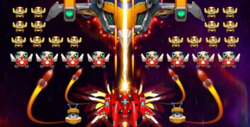 Galaxy Attack: Chicken Shooter 31.1 MOD Unlimited Full Gold APK image