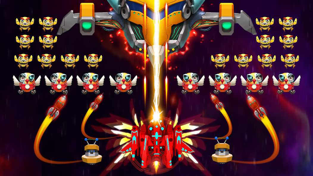 Galaxy Attack: Chicken Shooter 31.1 MOD Unlimited Full Gold APK