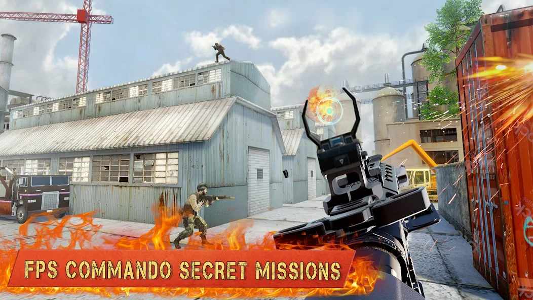 Cách Tải Gun Game FPS Commando Shooting 5.0 MOD VIP, Không Chết, Kẻ thù bất động APK