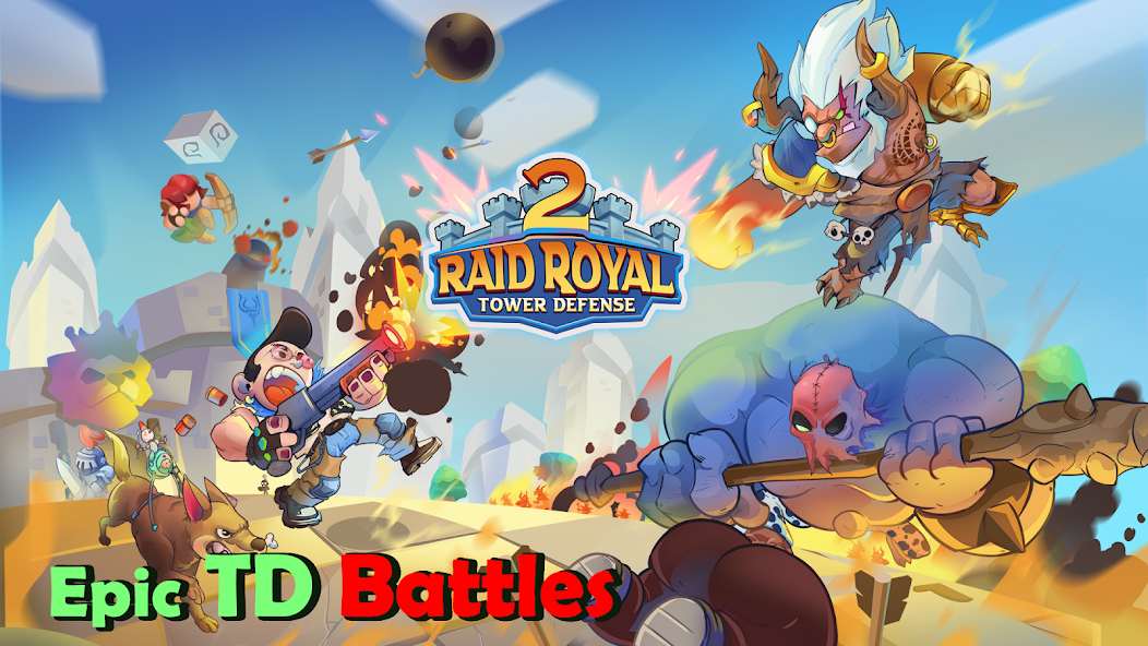 Raid Royal 2 0.0.43 MOD Menu VIP, Rất Nhiều Tiền, Kim Cương, Full Vàng, Không Bị Hạ Gục APK