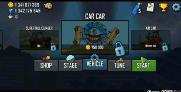 Hill Climb Racing 1.62.3 MOD Lots of Money diamond fuel paint, all cars unlocked APK image