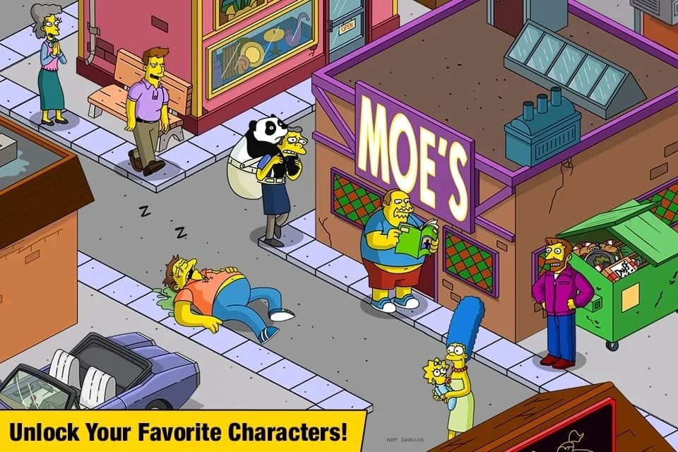 Cách tải và cài đặt The Simpsons: Tapped Out MOD APK