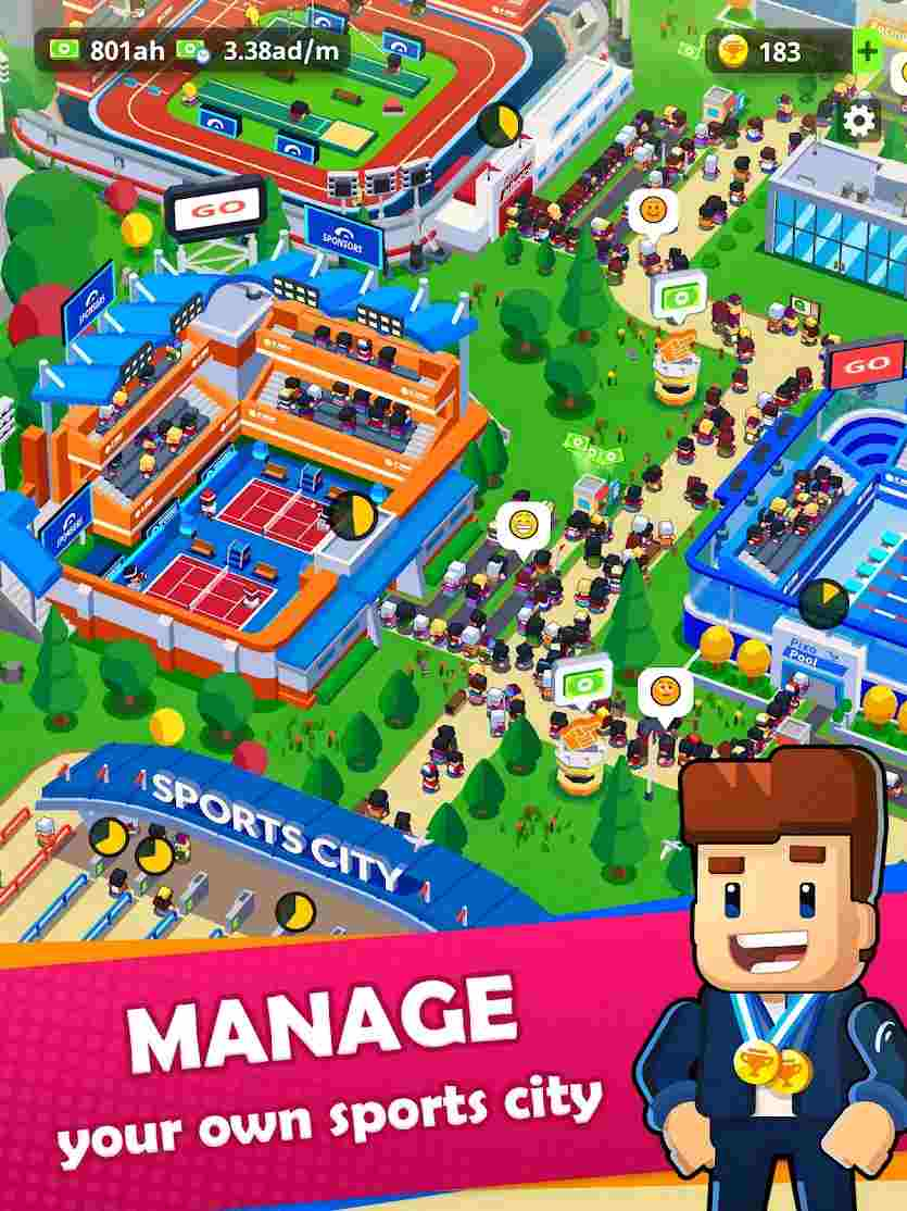 Tại Sao Bạn Nên Tải Sports City Tycoon MOD APK?