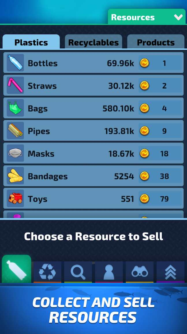 What is Idle Ocean Cleaner Eco Tycoon?