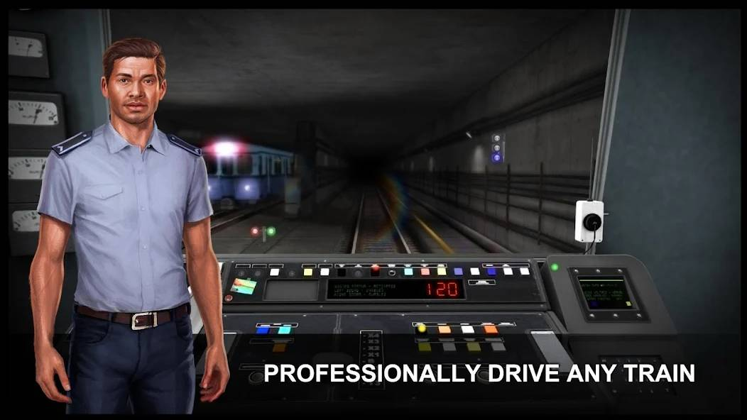 Experience the real feeling of driving a subway in every detail in Subway Simulator 3D MOD APK