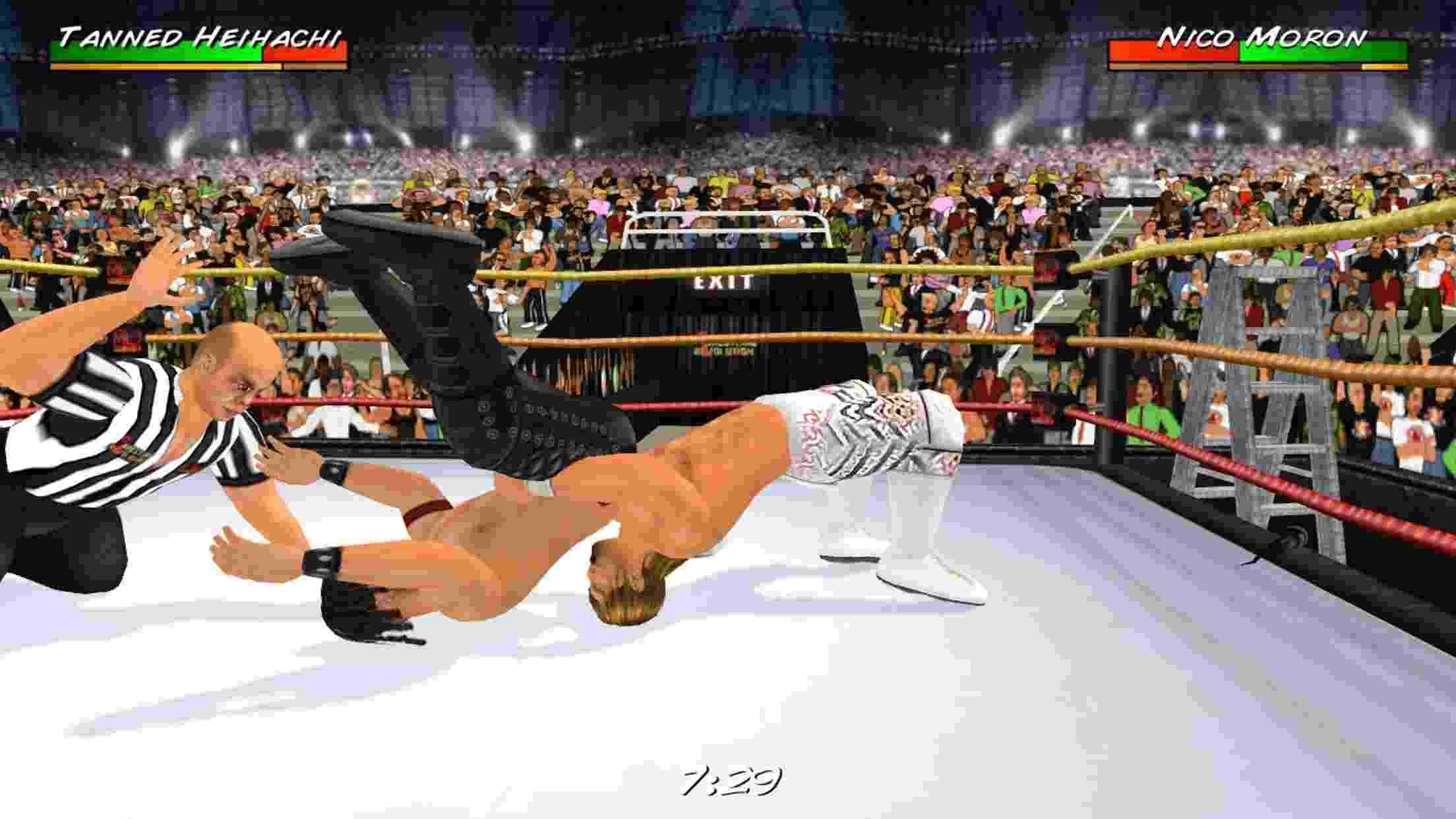 Lối Chơi Đơn Giản Nhưng Gây Nghiện Trong Wrestling Revolution 3D MOD APK