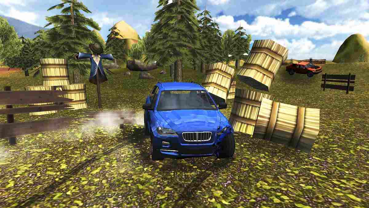 Địa Hình Thách Thức Kỹ Năng Trong Extreme SUV Driving Simulator MOD APK